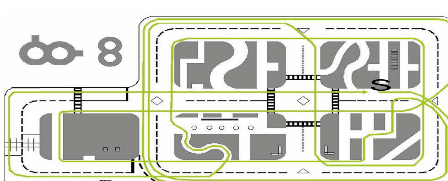 みきわめコース2(場内コース図)